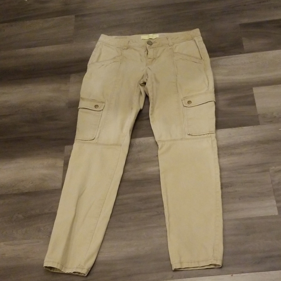 almost famous belted black cargo pants